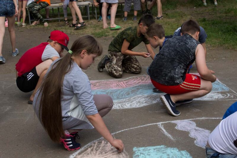 Детский лагерь «Лукоморье». День России